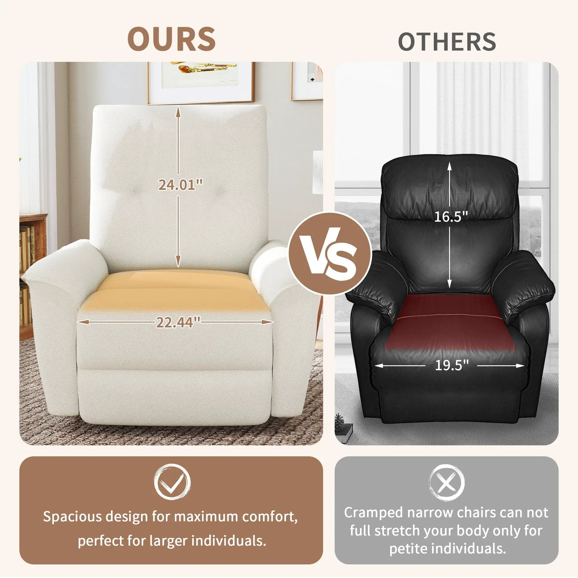270° Power Swivel Rocker Recliner Chair with Phone Holder by HouseOfZazla