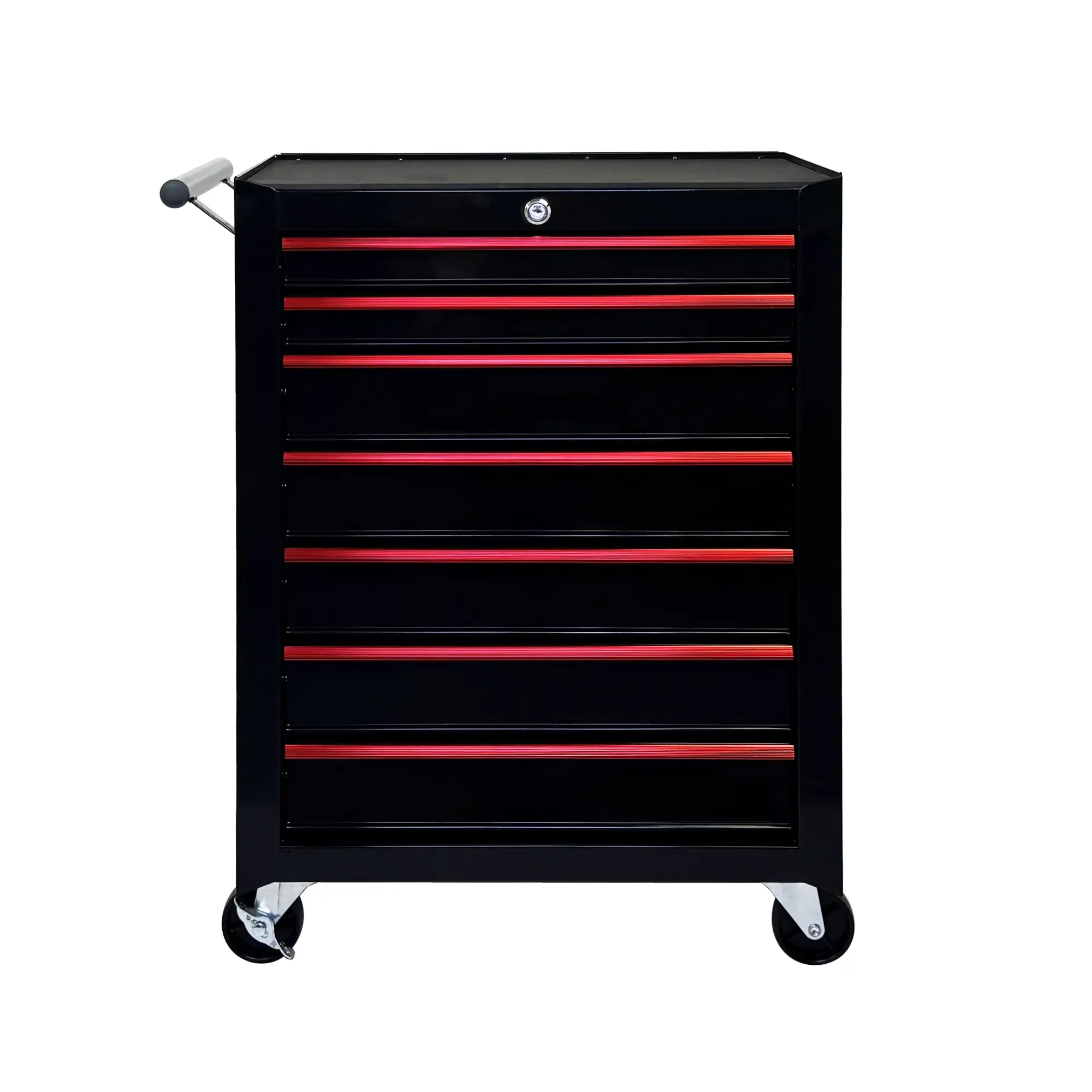 Rolling Metal Tool Chest with 7 Drawers - Black by HouseOfZazla