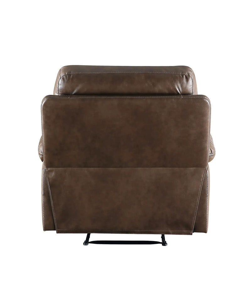 Aashi Leather Gel Match Recliner Chair - Brown by HouseOfZazla