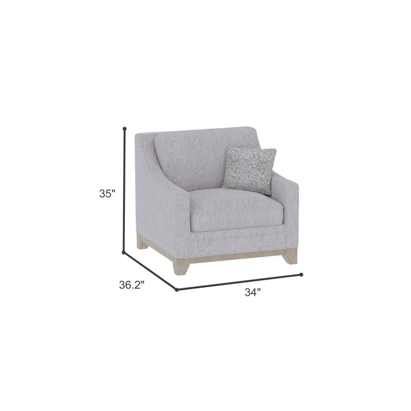 Lounge Chair With Casual Accent - Gray by HouseOfZazla