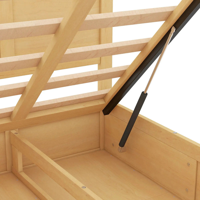 Platform Bed With Underneath Storage And 2 Drawers by Unique Piece Furniture