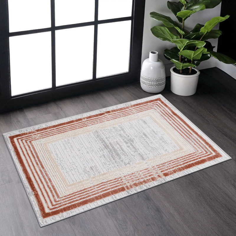 Marfi - Bordered Rug by Unique Piece Furniture