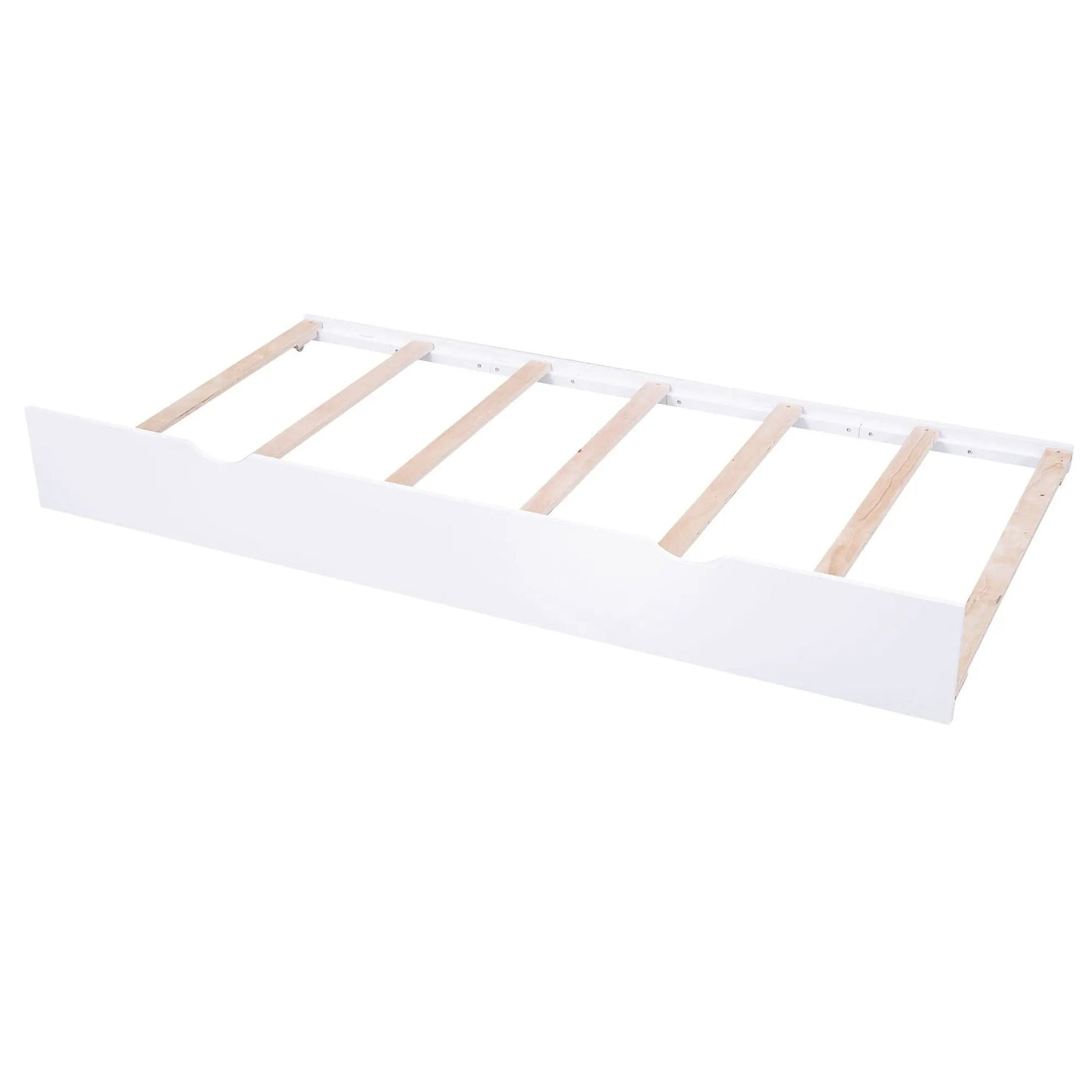 Storage Platform Bed With Pull Out Shelves And Trundle by HouseOfZazla