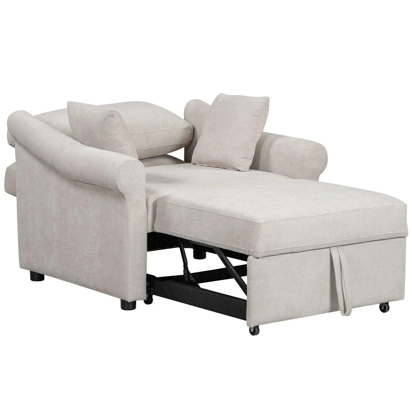 Convertible Sleeper Chair With Adjustable Backrest by HouseOfZazla