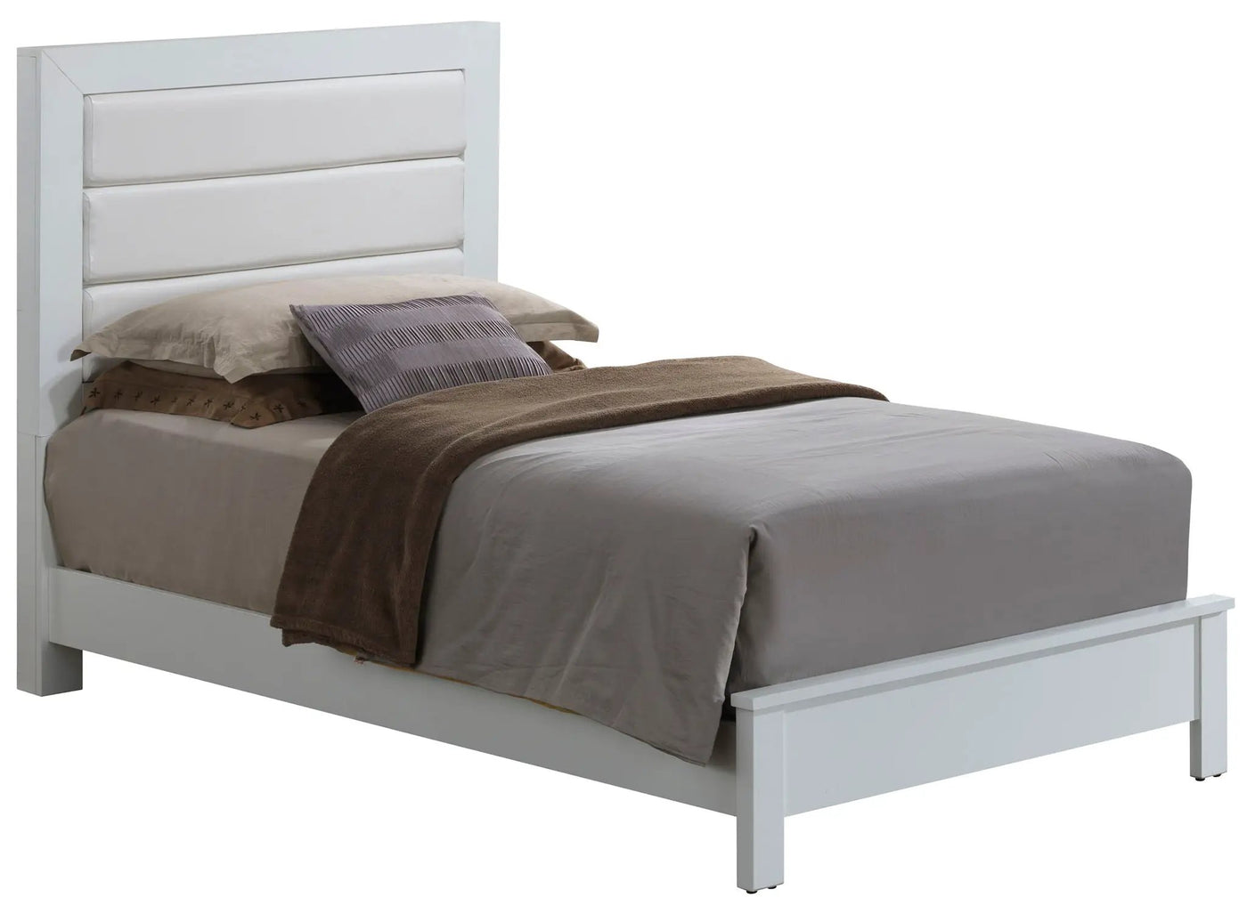 Transitional Modern Design Bed by HouseOfZazla