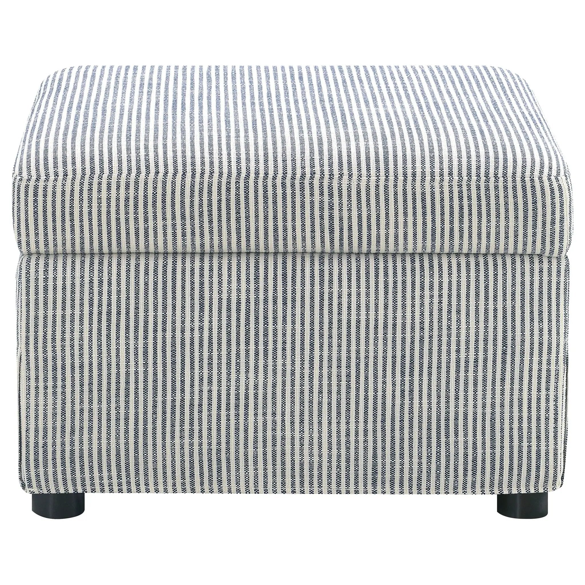 Winter Upholstered Hydraulic Lift Top Storage Ottoman Grey by Unique Piece Furniture