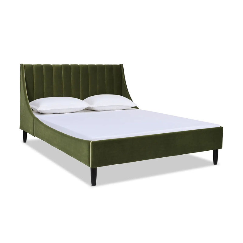 Aspen - Vertical Tufted Modern Headboard Platform Bed Set by Unique Piece Furniture