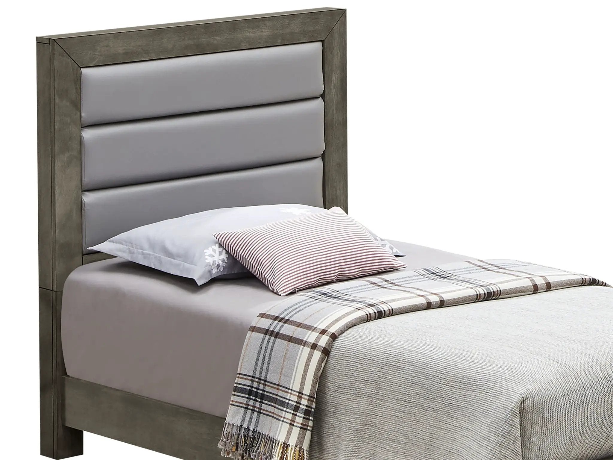Transitional Modern Design Bed by Unique Piece Furniture