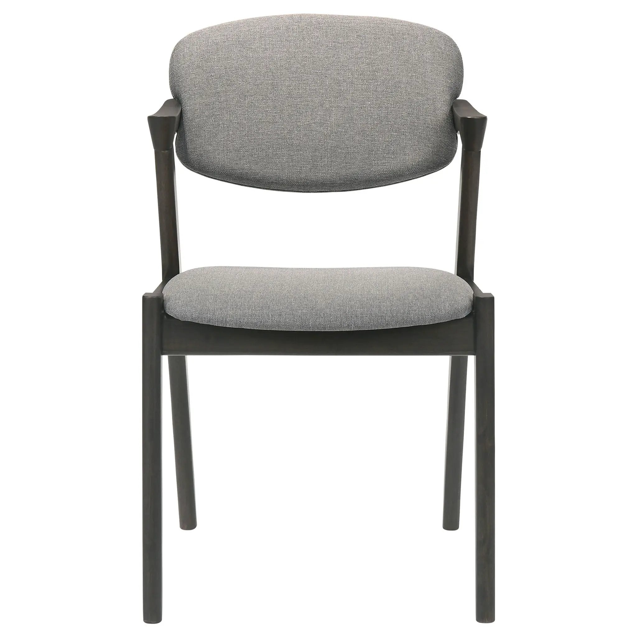 Stevie Padded Wood Dining Arm Chair Black (Set of 2) by Unique Piece Furniture