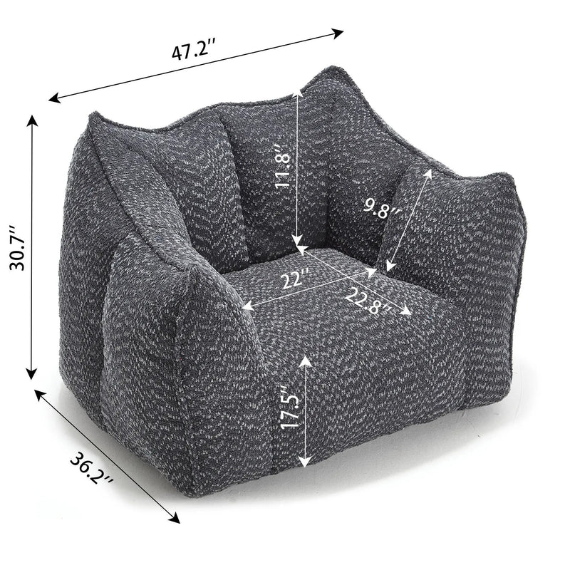 Comfortable Chenille Sofa Chairs With Highly Resilient Foam by HouseOfZazla