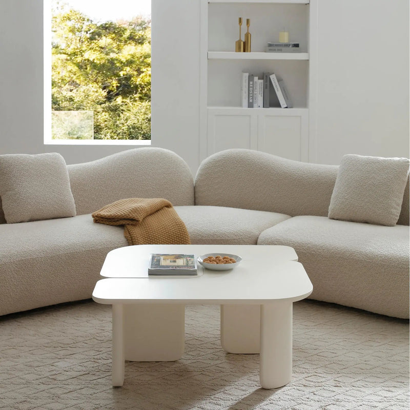 L-Shape Coffee Table For Living Room by Unique Piece Furniture