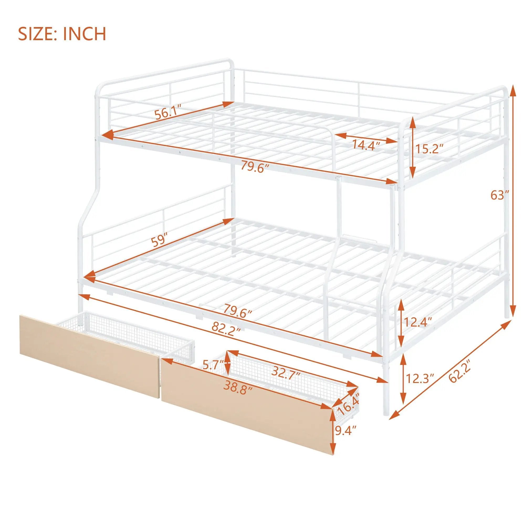 Contemporary Bunk Bed by Unique Piece Furniture