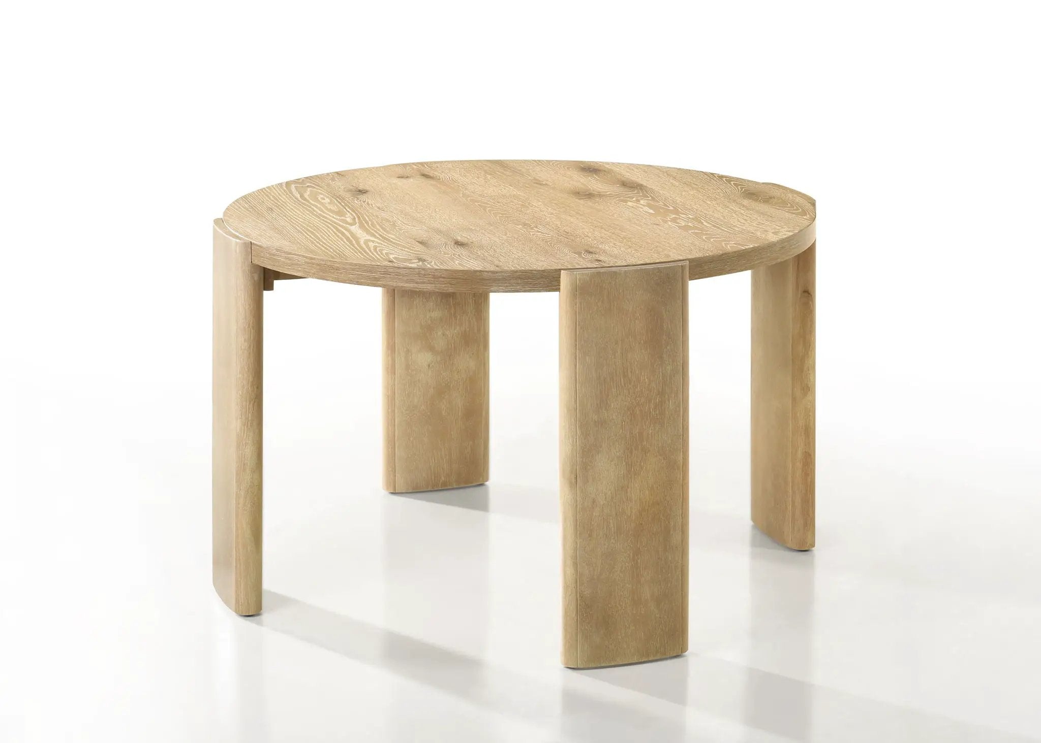 Bowen - Round Dining Table - Oak Finish by Unique Piece Furniture