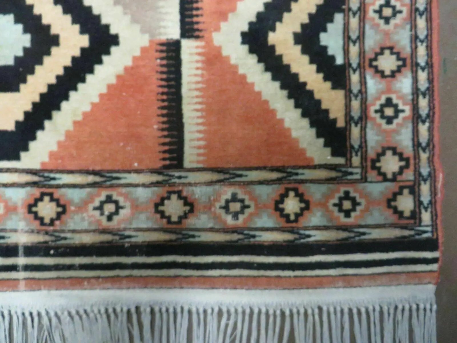 4' X 6' Vintage Handmade Turkish Melas Oushak Wool Rug Carpet Mehrab Red Nice by Jewel Rugs