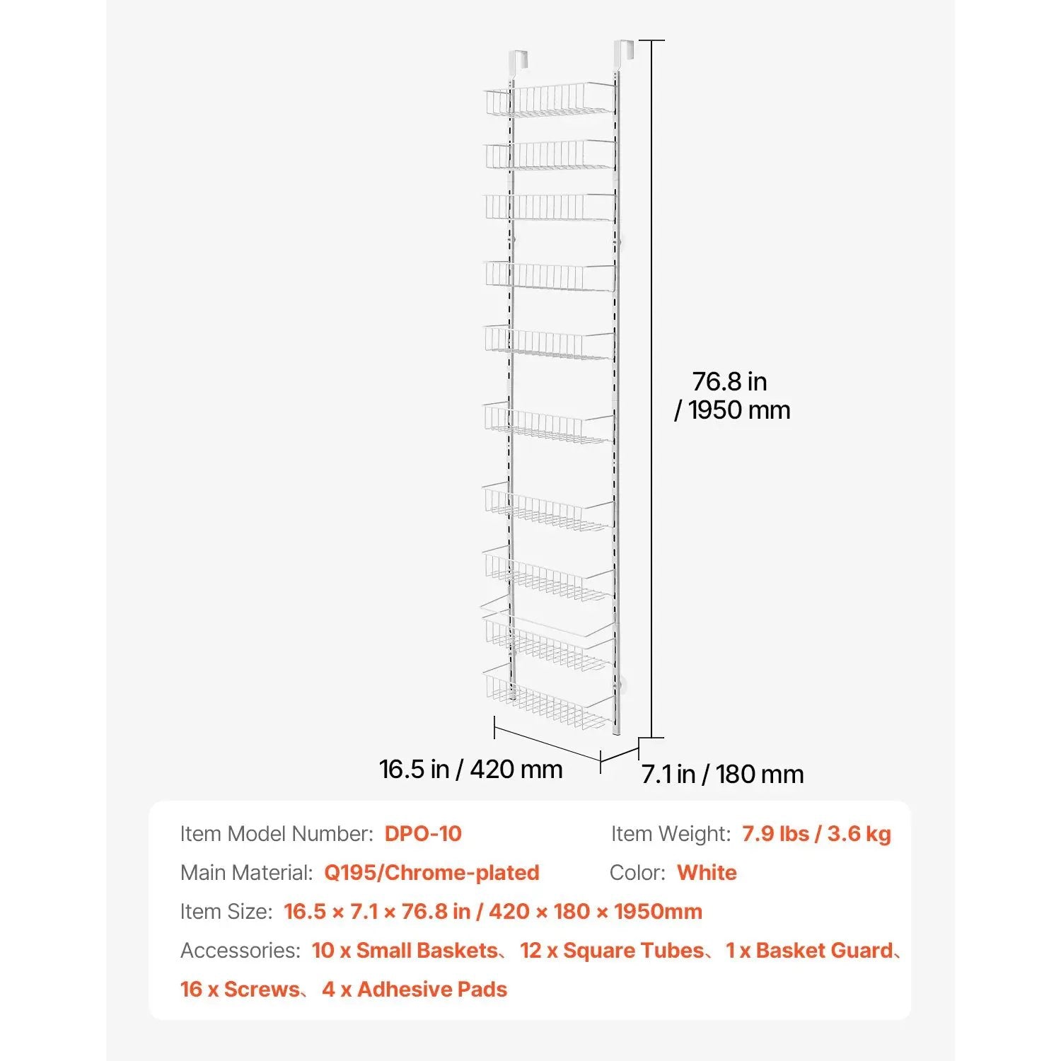 Over The Door Pantry Organizer by HouseOfZazla