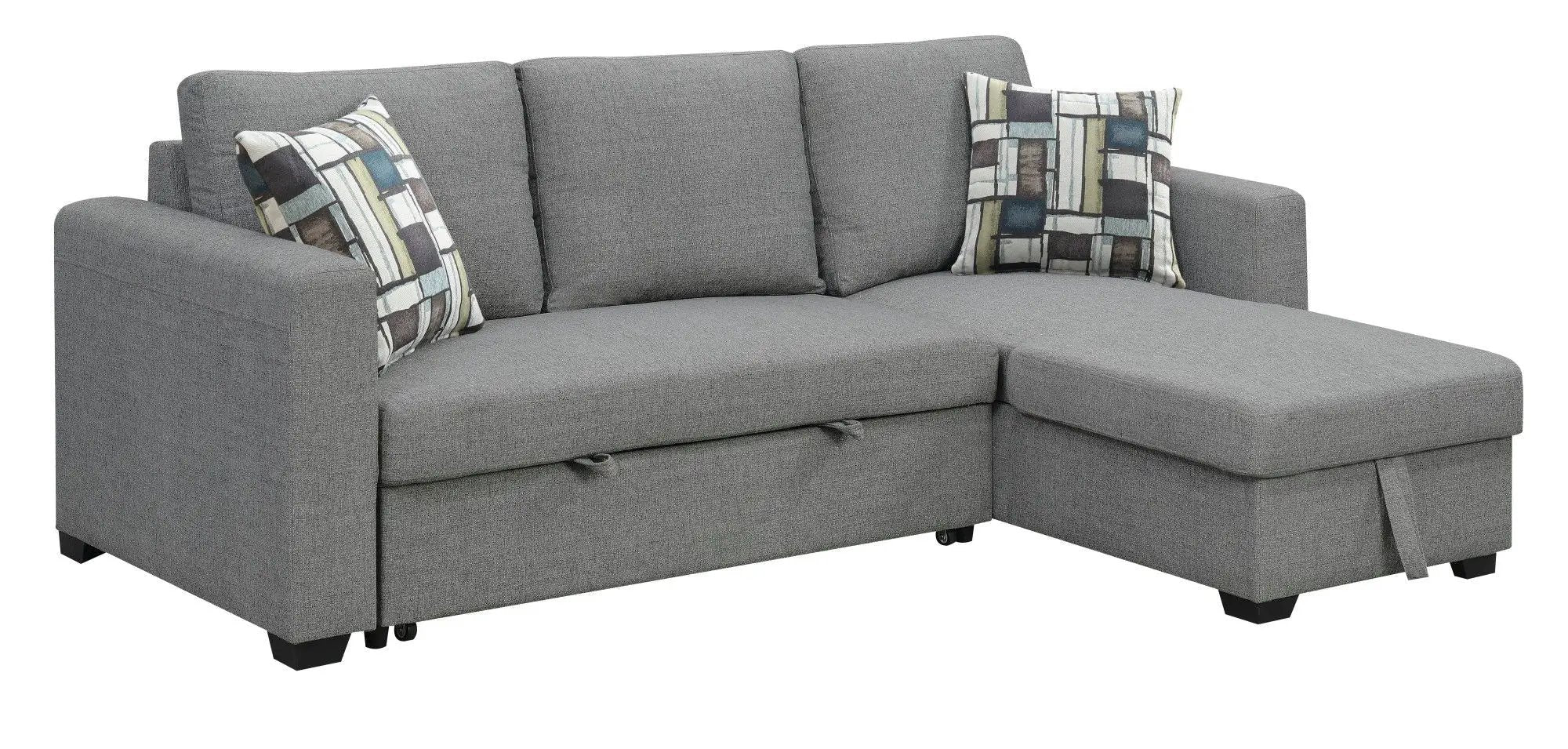 Pensole - Reversible Pop - Up Sleeper Sectional by HouseOfZazla