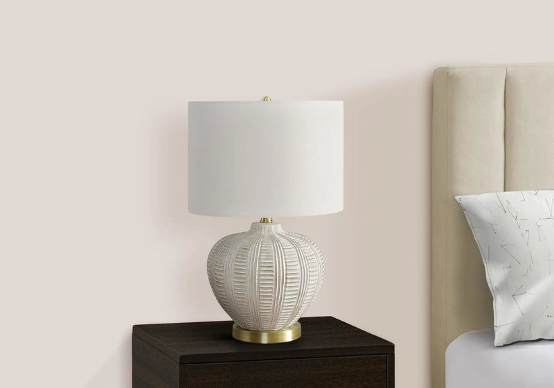 Transitional Lighting, Table Lamp, Resin - Cream by Unique Piece Furniture