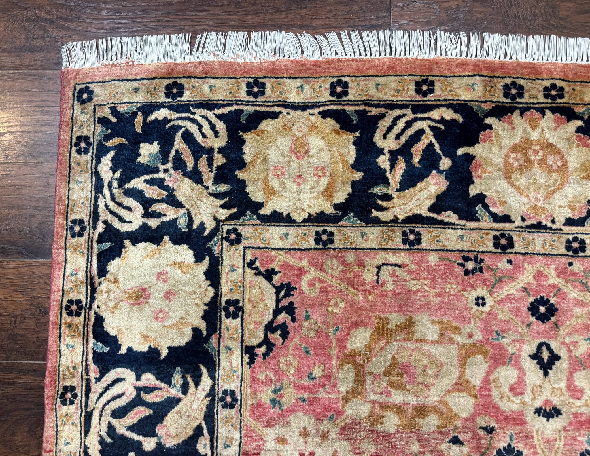 Indian Agra Rug 6x9, Allover Pattern, Traditional Wool Oriental Carpet by Jewel Rugs