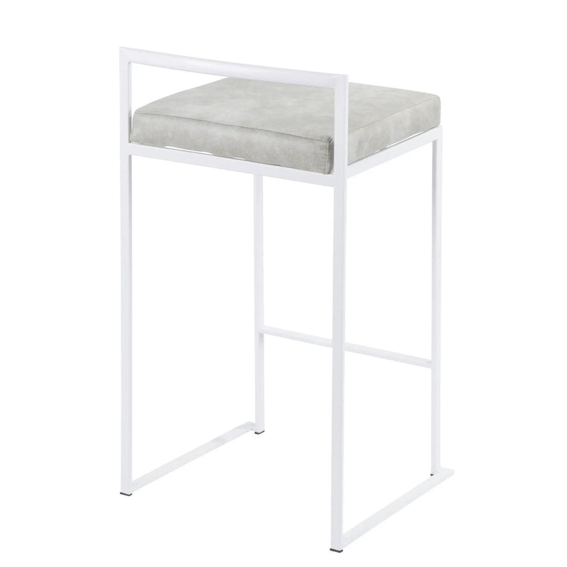 Fuji - Simple Elegance, Contemporary Stackable Counter Stool by HouseOfZazla