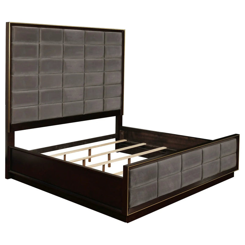 Durango 5-piece Eastern King Bedroom Set Smoked Peppercorn by Unique Piece Furniture