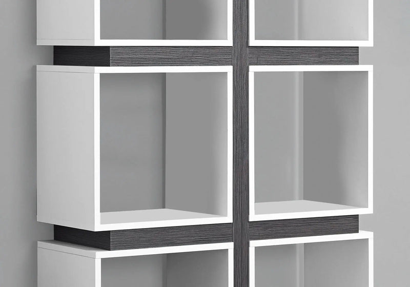 Bookshelf, Bookcase, Etagere, 5 Tier, For Office, Contemporary & Modern - White by Unique Piece Furniture