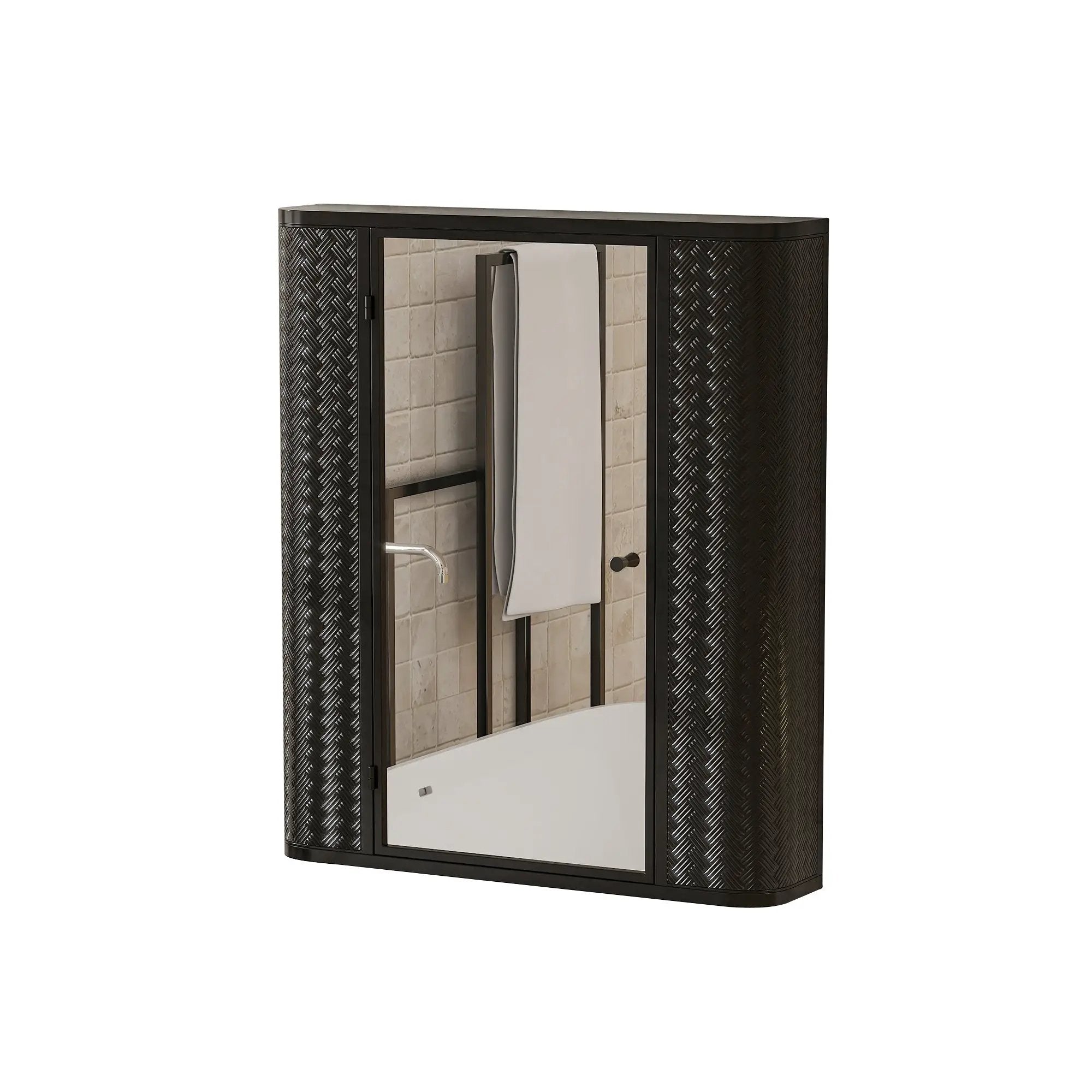 Wall-Mounted Bathroom Cabinet with Mirror by HouseOfZazla