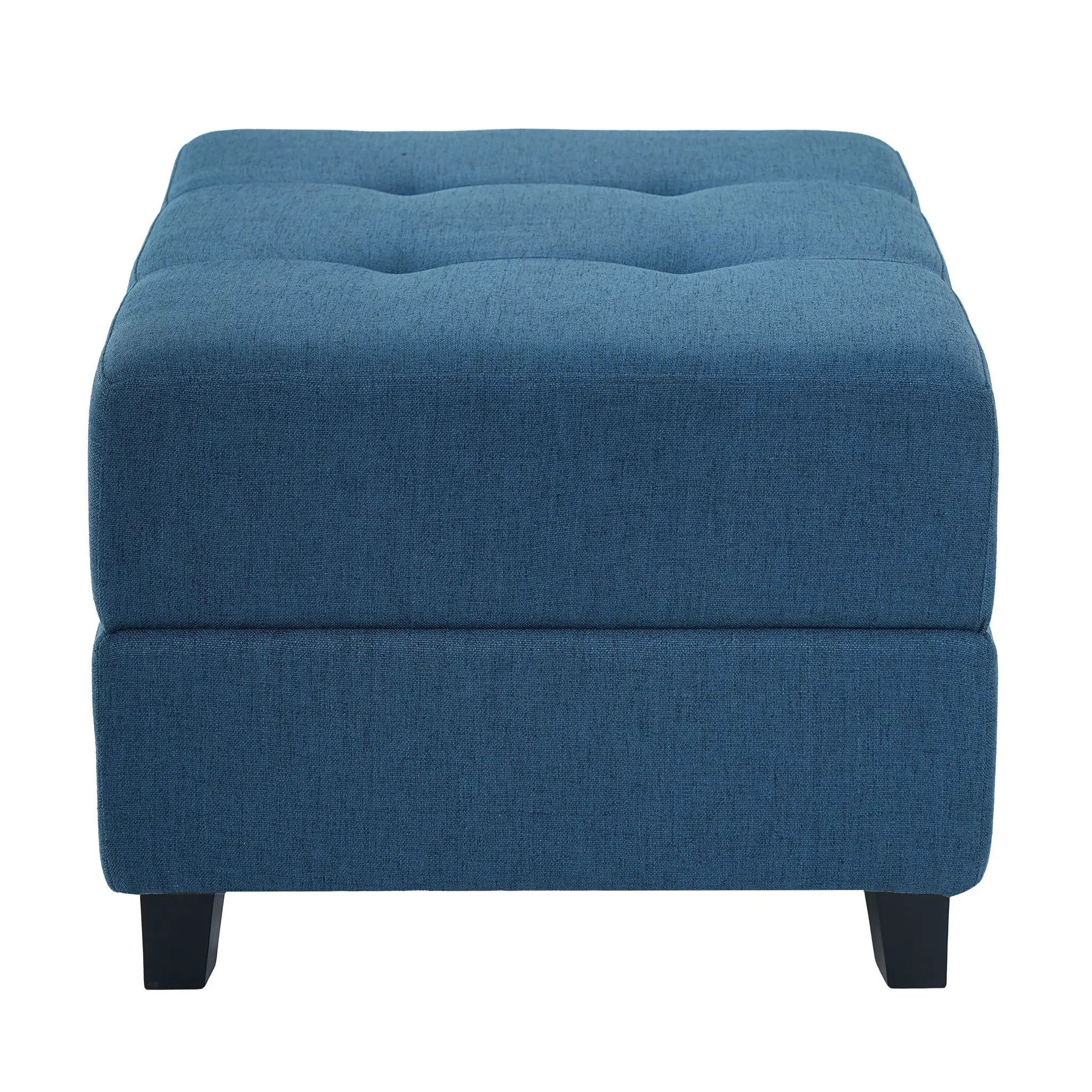 Navy Tufted Ottoman by HouseOfZazla