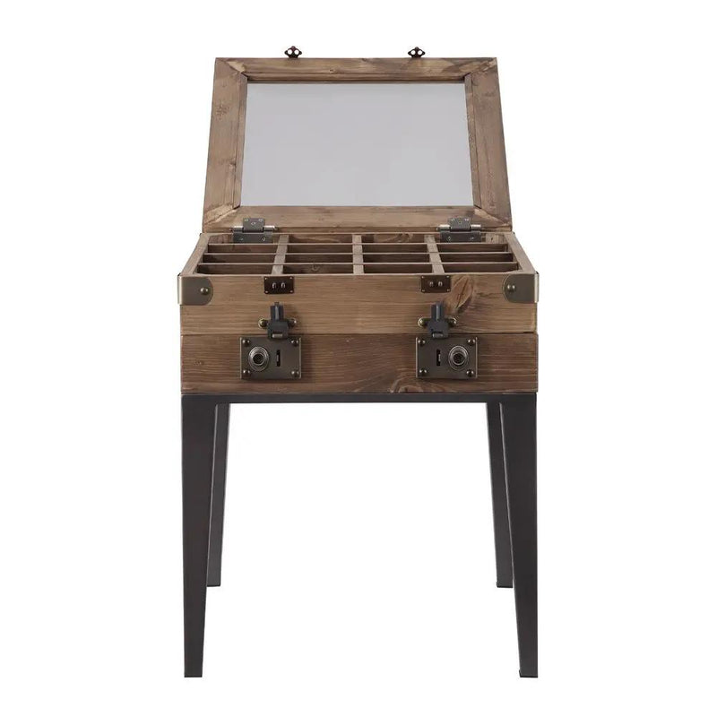 Kolin - Accent Table - Rustic Oak & Matte Gray by Unique Piece Furniture