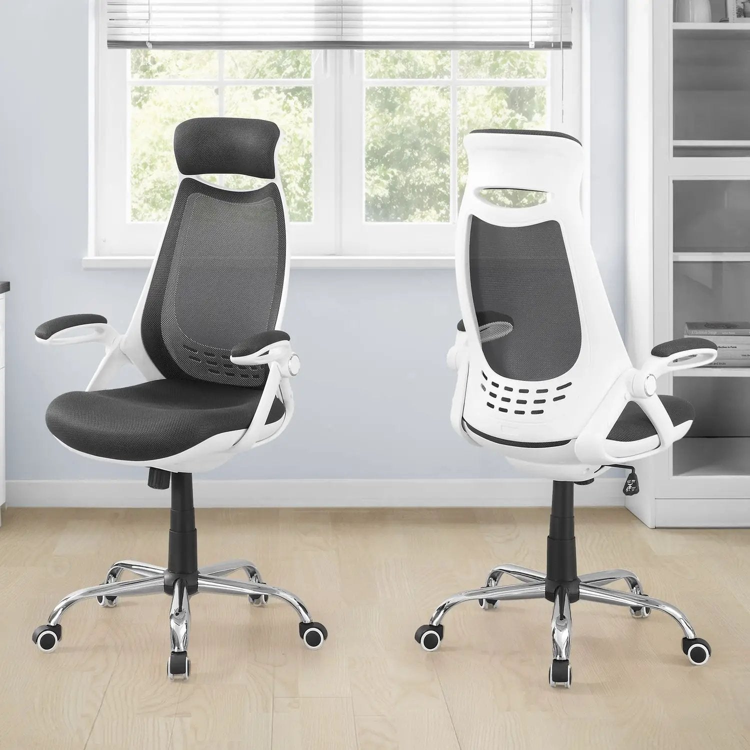 Office Chair, Adjustable Height, Swivel, Ergonomic, Armrests, Contemporary & Modern by Unique Piece Furniture