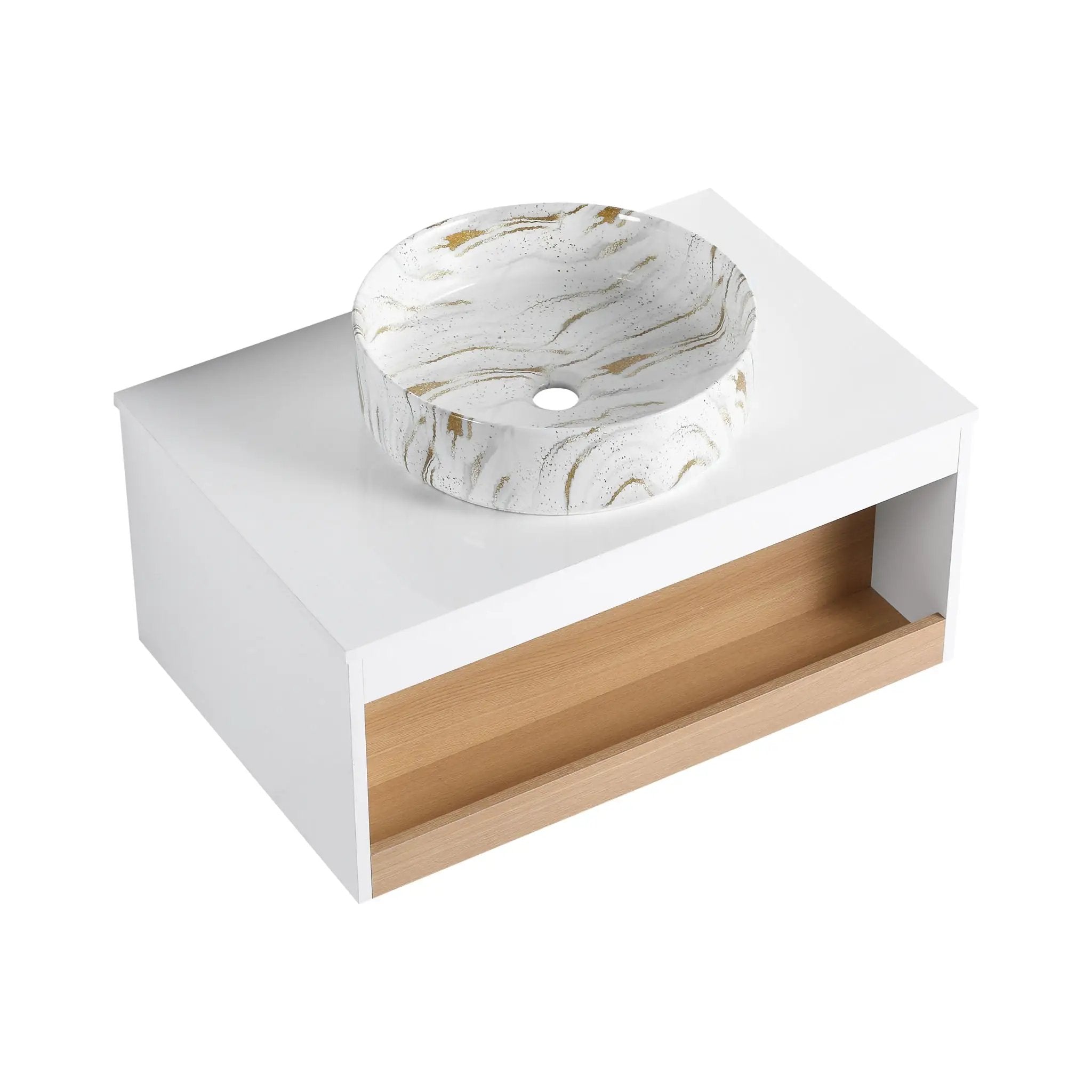 Floating Bathroom Vanity With Vessel Sink by Unique Piece Furniture