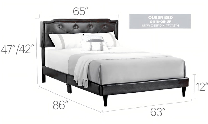 Button Tufted Bed Charming For Cozy Spaces by HouseOfZazla