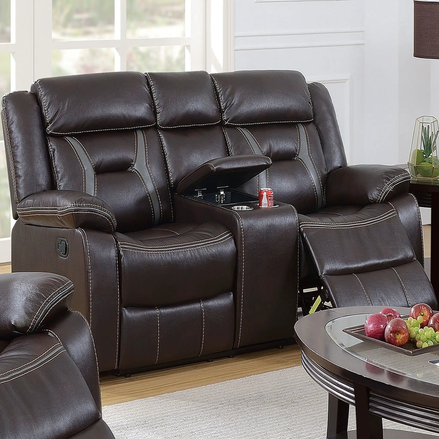 Living Room Set With Pillow Armrest And Tufted Backrest by HouseOfZazla