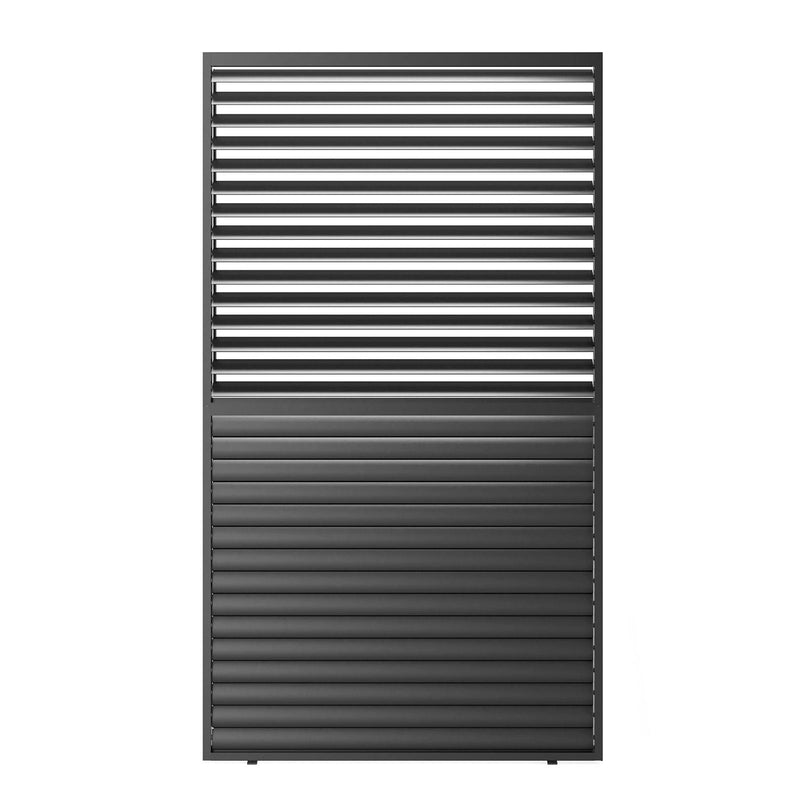 Louver Grille 1 / 3 10Ft Frame & Louvers - Black by HouseOfZazla