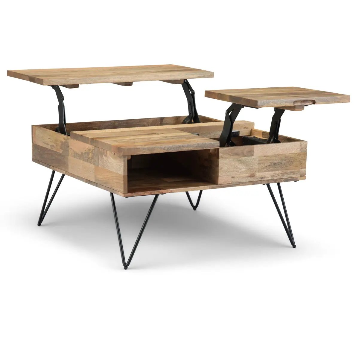 Hunter - Lift Top Square Coffee Table - Natural by Unique Piece Furniture