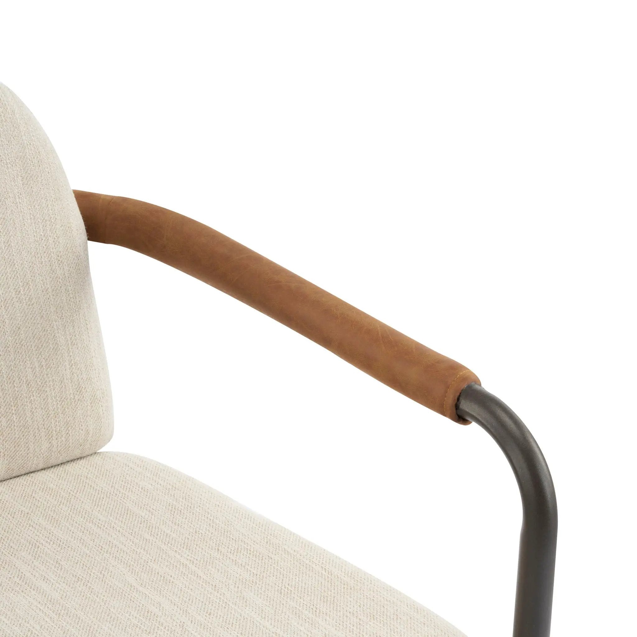 Modern Dining Chair Set with Durable Iron Frame and Comfortable Fabric Upholstery by HouseOfZazla