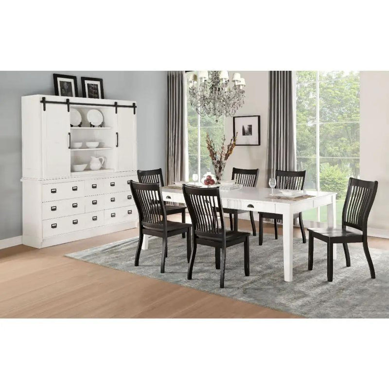 Renske - Dining Table - Antique White by Unique Piece Furniture