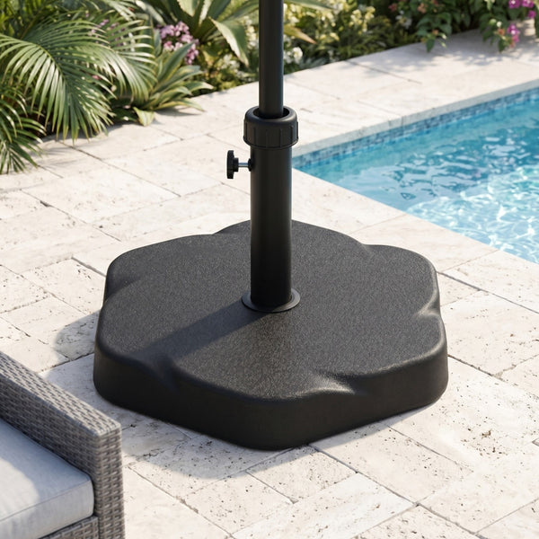 Hex Shape Outdoor 65-Pound Umbrella Base