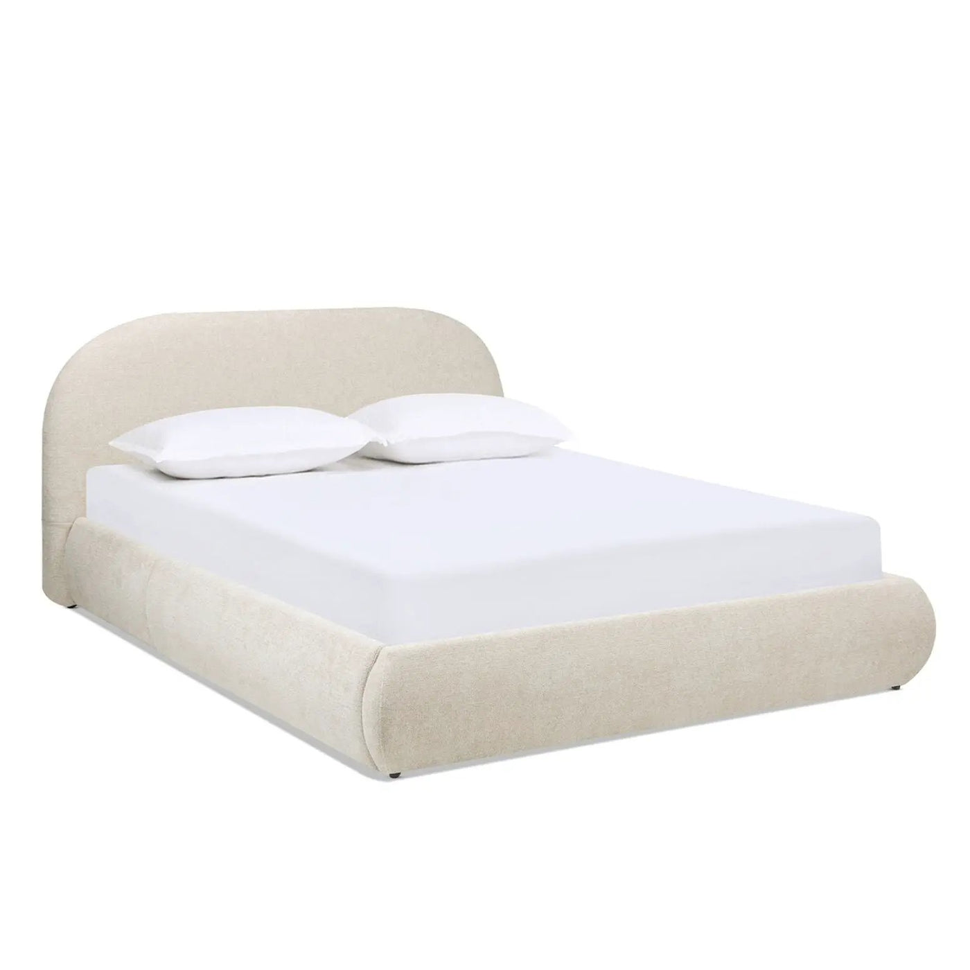 Archie Puffy Grounded - Upholstered Platform Bed by Unique Piece Furniture