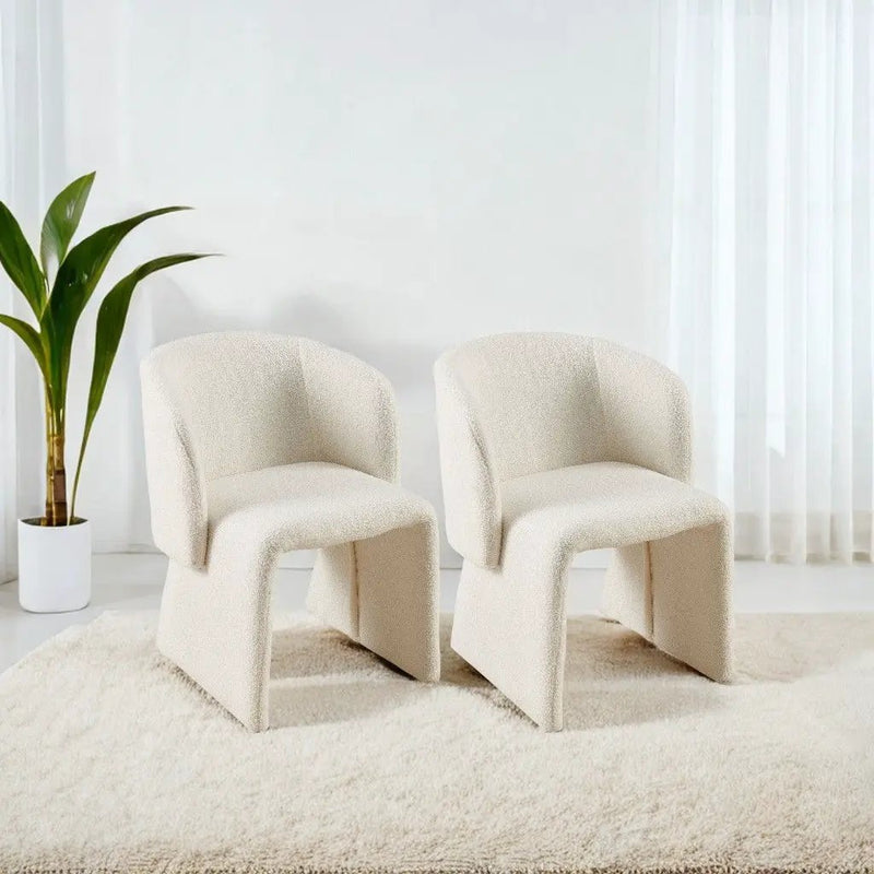 Modern Accent Chair Brown Single Sofa Chair, Upholstered Side Chair Teddy Comfy Chair For Dining Room / Bedroom / Living Room / Reception by HouseOfZazla