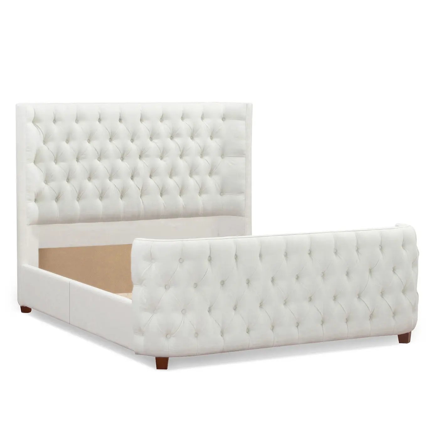 Brooklyn - Tufted Panel Bed Headboard And Footboard Set by HouseOfZazla
