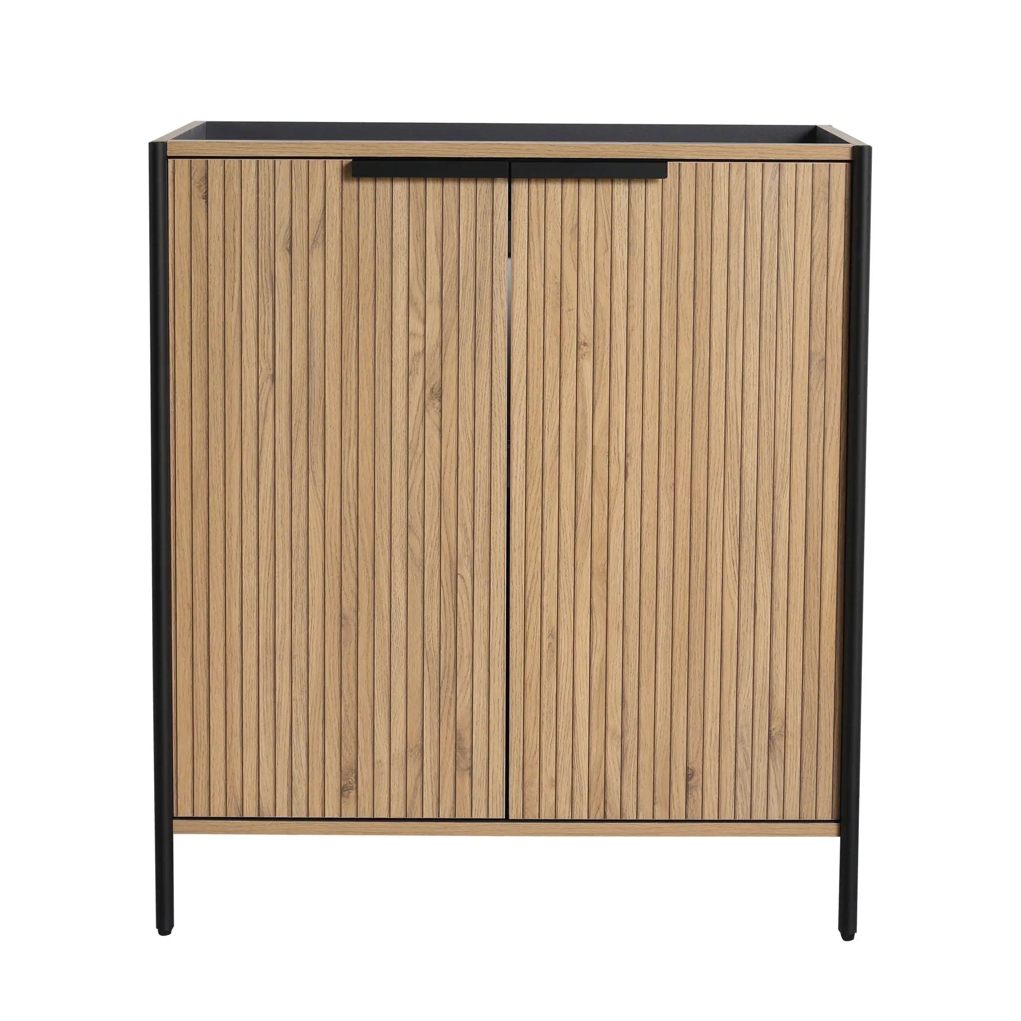 Contemporary Freestanding Bathroom Vanity With Adjustable Shelves by Unique Piece Furniture