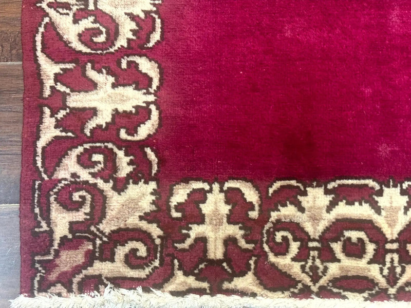 Red Persian Kerman Runner Rug 3x16 by Jewel Rugs
