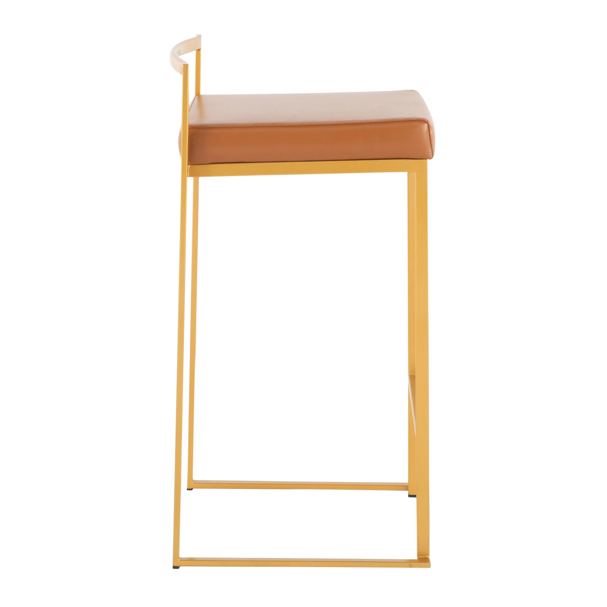 Fuji - Contemporary / Glam Design Counter Stool (Set of 2) by HouseOfZazla