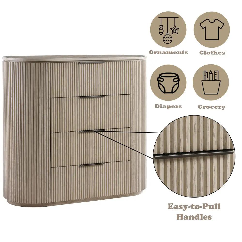 Leanna - Chest - Light Oak by Unique Piece Furniture