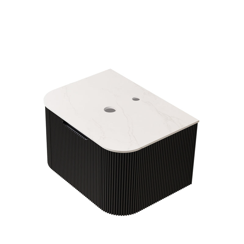 DINA 24'' Wall Mounted Plywood Cabinet with Carrara by HouseOfZazla