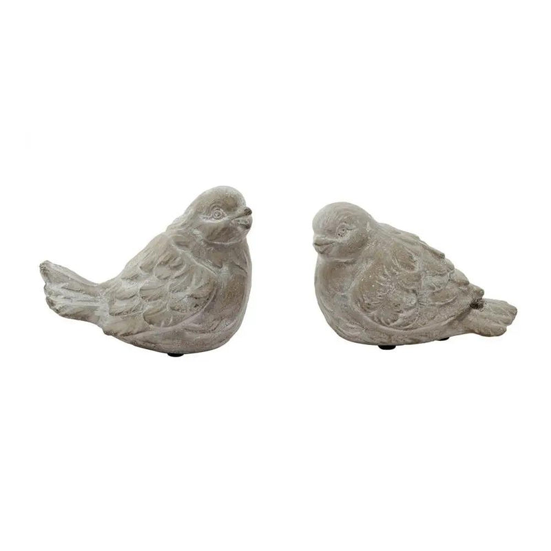 Skye Sparrow Bird Accents (Set of 2) - Antique Gray by Unique Piece Furniture