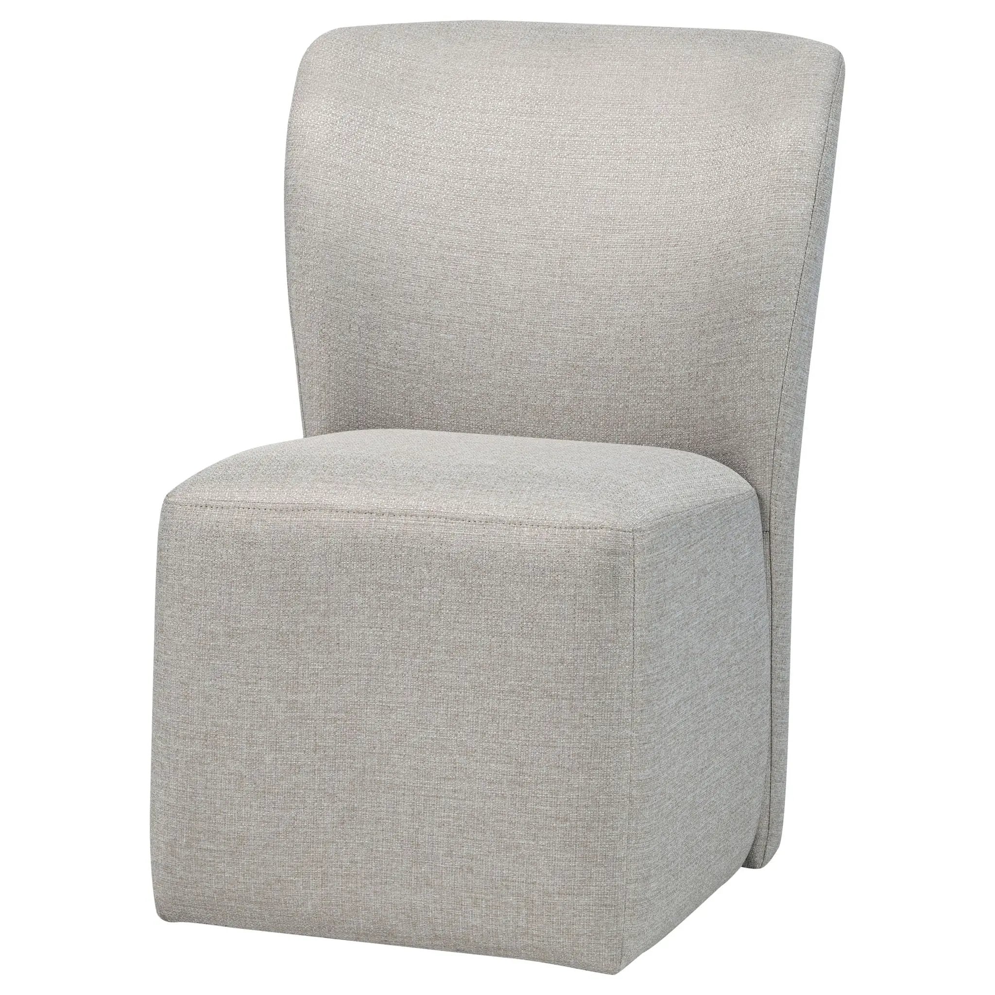 Jaelynn Upholstered Parsons Dining Side Chair Beige (Set of 2) by Unique Piece Furniture