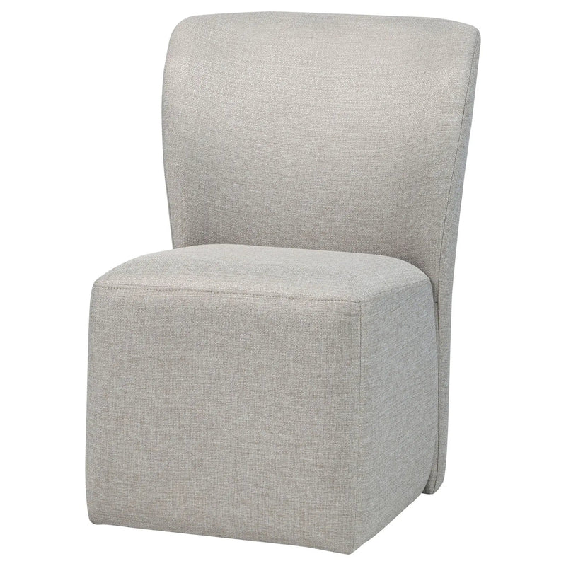 Jaelynn Upholstered Parsons Dining Side Chair Beige (Set of 2) by Unique Piece Furniture