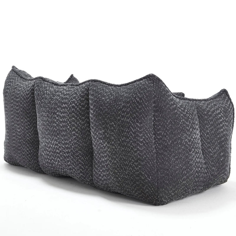Comfortable Dual Beanbag Chair With High Resilience Foam Core For 2 People by HouseOfZazla