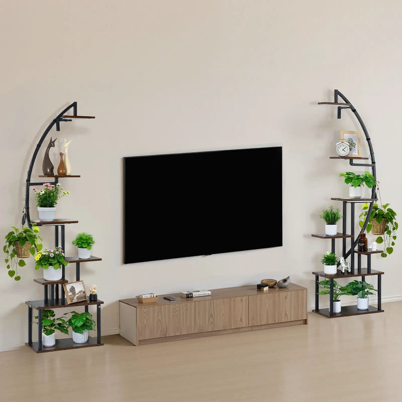 Indoor Plant Stand with Grow Lights by HouseOfZazla